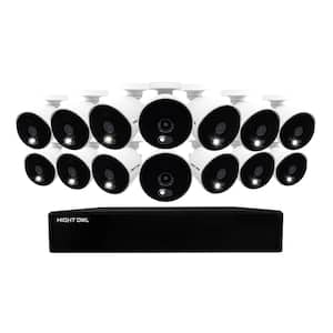 Night Owl 8 Channel 3mp 1tb Dvr Security Camera System With 8 Wired 1080p Smart Infrared Bullet Cameras X31p 88 The Home Depot