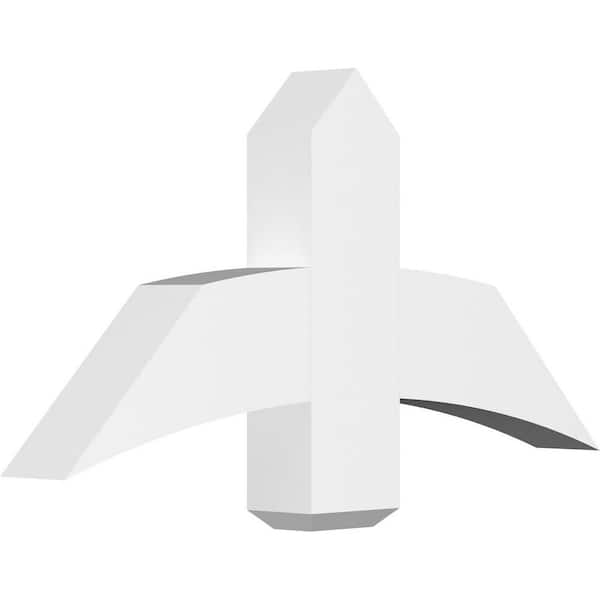 Ekena Millwork Bellingham 36 in. W x 18 in. H x 4 in. D Signature Polyurethane Bracket