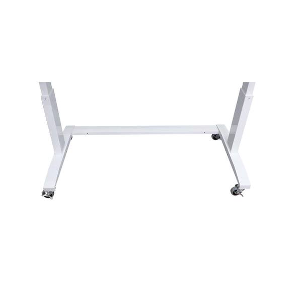 Husky 52 in. Adjustable Height Work Table in White HOLT52XDBJ2