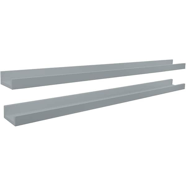 Store Home Depot Kiera Grace KG Edge Frame Ledge, Set of 4 floating shelves