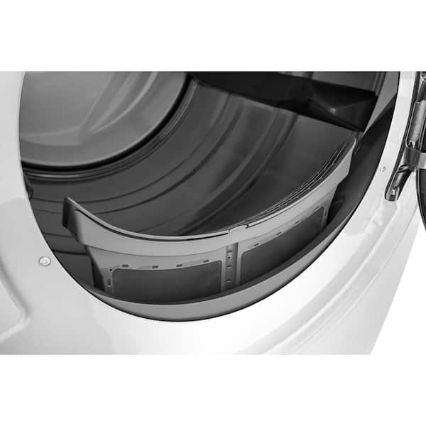 Electrolux - 8 cu. ft. vented Front Load Stackable Electric Dryer in White with LuxCare Dry and Automatic Temperature Control