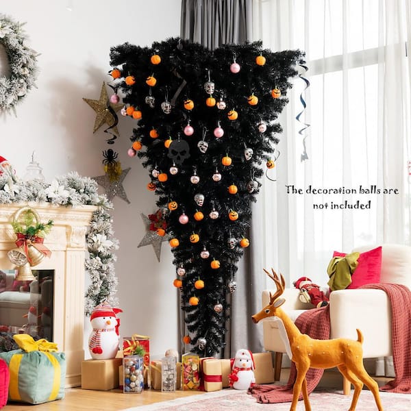 All Black hot Christmas tree