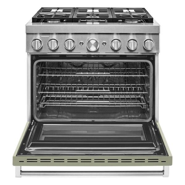 KitchenAid Dual Fuel Range (KFDC506JAV) - Avocado Cream KitchenAid Dual Fuel Range (KFDC506JAV) - Avocado Cream