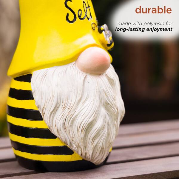  Karenhi Bee Gnome Wooden Ornament Yellow Honeybee