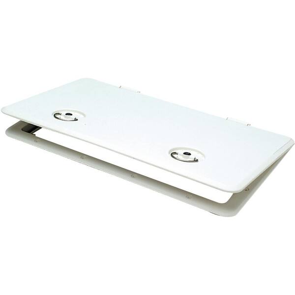 13 X 17 In. Non-Locking Hatch, Polar White