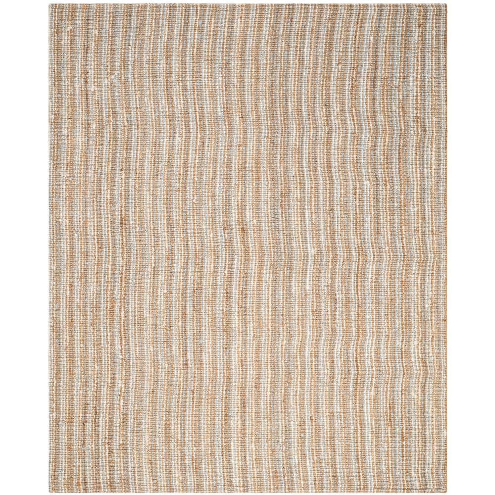 Natural Fiber Gray/Natural 10 ft. x 14 ft. Woven Crosstitch Area Rug price history on PriceWatchPro