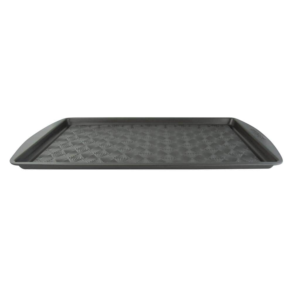 Ash Gray Non-Stick Aluminum 3-Piece Baking Sheet Set
