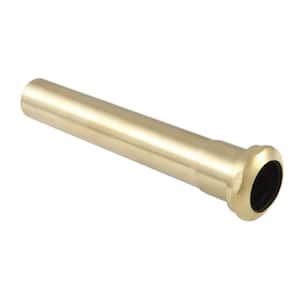 Century 1-1/4 in. Brass Slip Joint Extension Tube in Brushed Brass