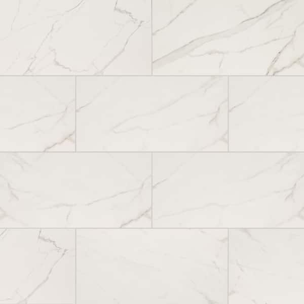 Floors 2000 - Marbles 12 in. x 24 in. Porcelain Tile - Grey Matte