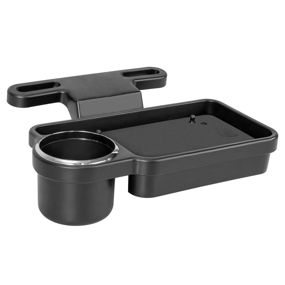 MOUNTIT! Adjustable Car Seat Head Rest Phone and Tablet Tray with Cup