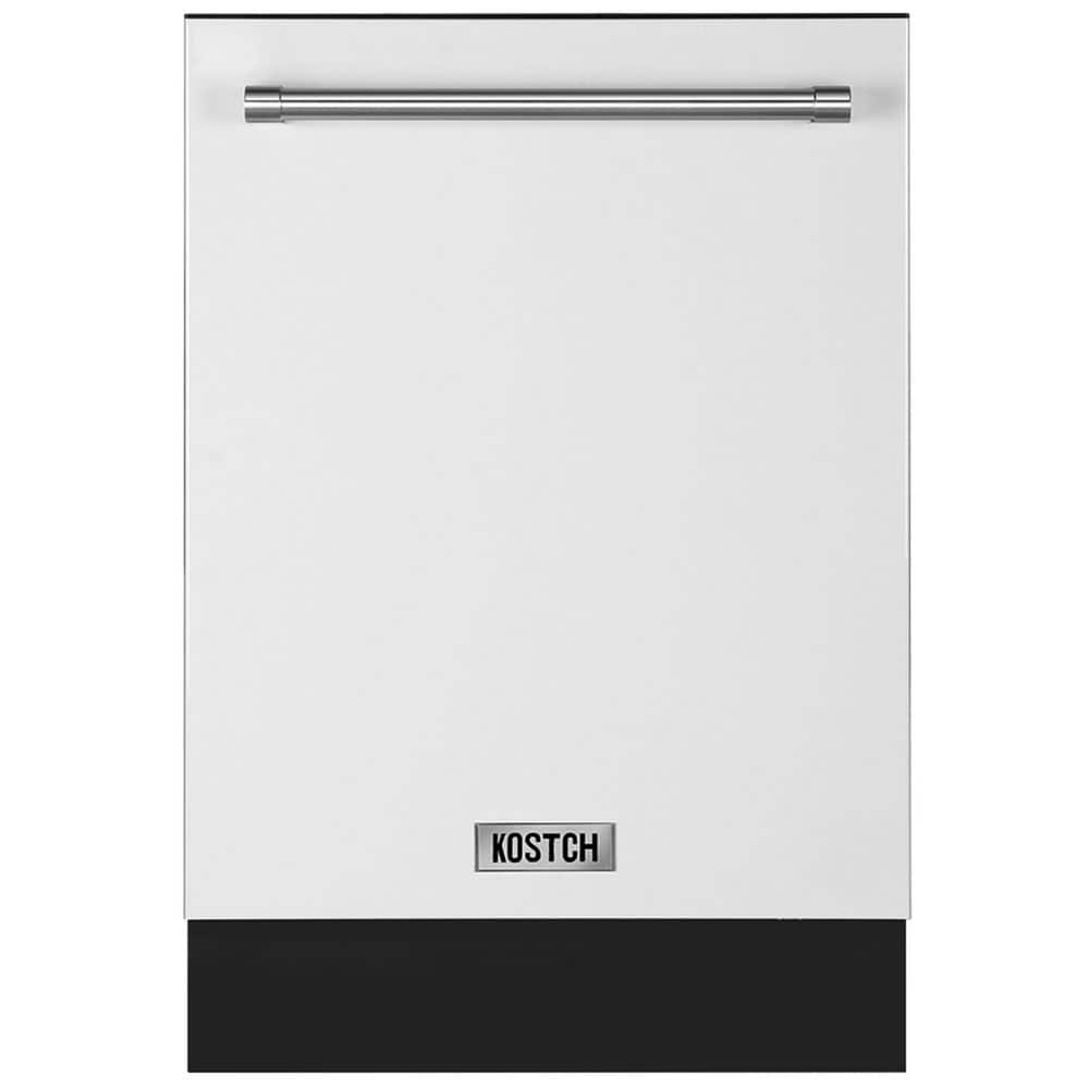 24-in. Top control Tall Tub Built-In Dishwasher with 3rd Rack in Stainless Steel with 47dBA, White Door, ENERGY STAR