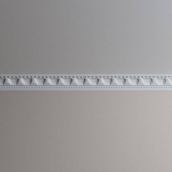 Ekena Millwork Grayson 3.125 in. D x 4.5 in. W x 96 in. L Polyurethane Crown Moulding