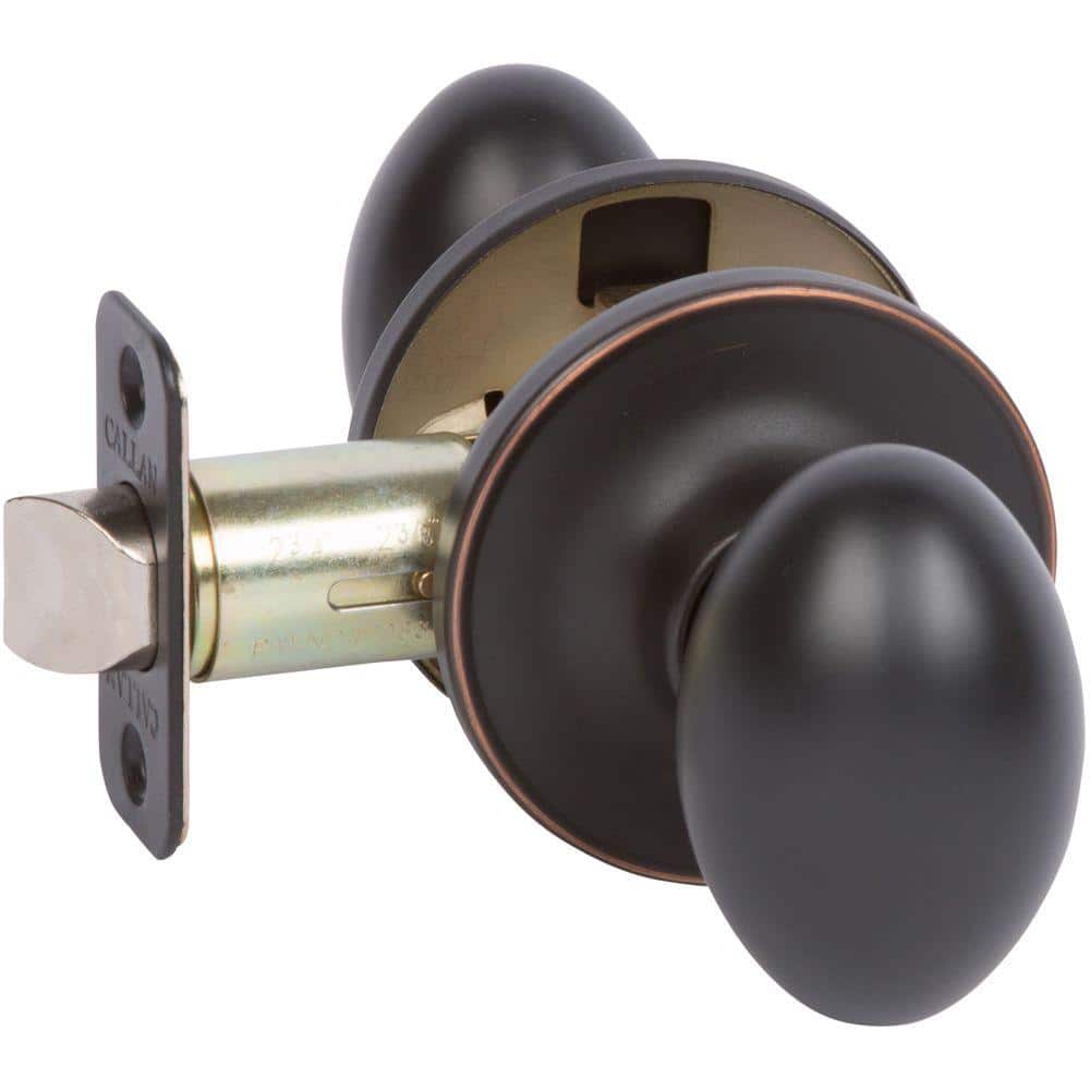 Carlyle Edged Oil Rubbed Bronze Hall/Closet Door Knob