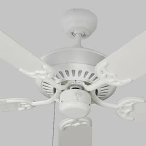Haven 44 in. Indoor/Outdoor Matte White Ceiling Fan