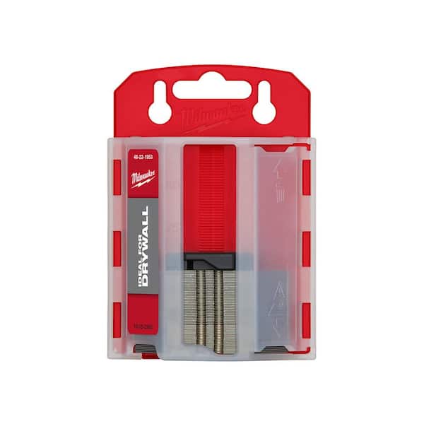Milwaukee - Drywall Utility Knife Blades with Dispenser (50-Piece)