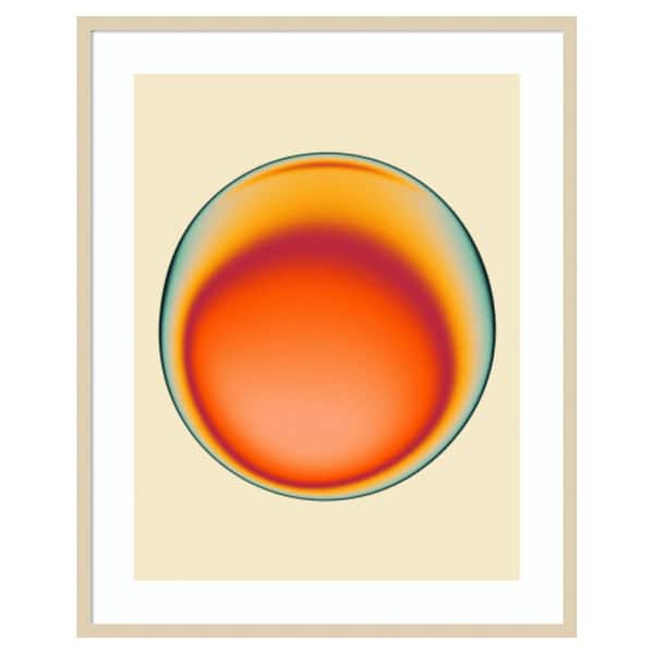Ectoplasm 60 by Jazzberry Blue 1-Piece Framed Giclee Abstract Art Print 41 in x 33 in