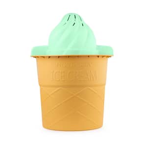 4 qt. Mint Green Swirl Cone Ice Cream Maker