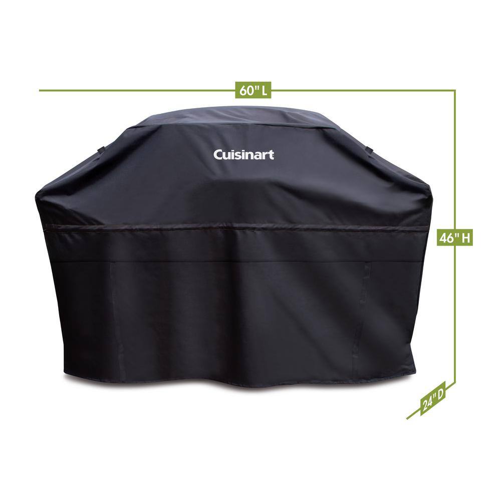 Cuisinart 60-Inch Black Heavy-Duty Grill Cover