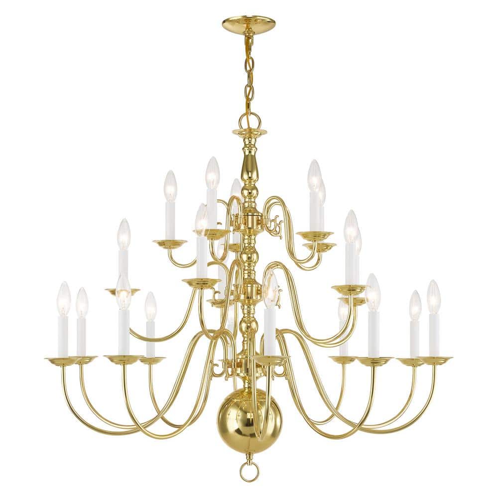 Yorkhaven 20-Light Polished Brass Chandelier price history on PriceWatchPro