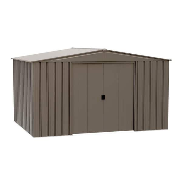 10 x 8 x 6.3 ft Oswego Tea Steel Shed (80 Sq. Ft. )