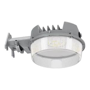 HALO ALB 250-Watt Equivalent Integrated LED Gray Dusk to Dawn Area