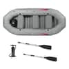Intex Mariner 4-Person Inflatable River Lake Dinghy Boat and Oars