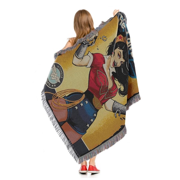 Wonder woman best sale throw blanket