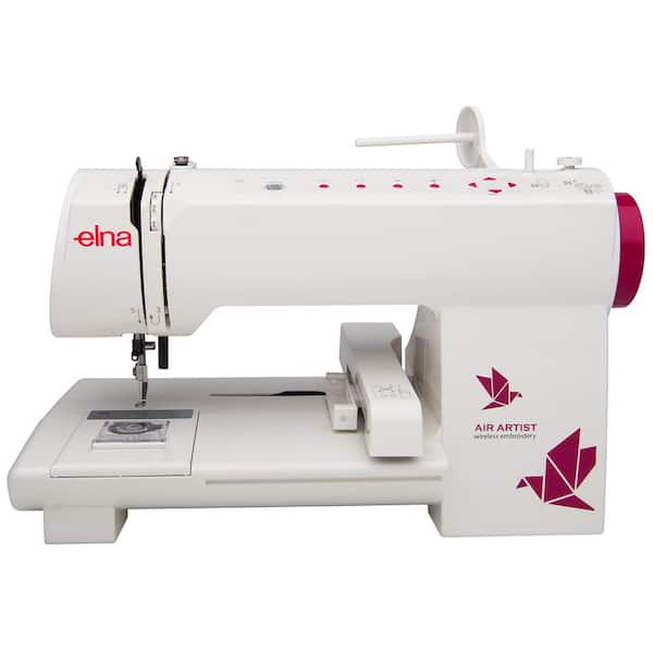 Advanced Crafting Sewing Machine, 12 Built-In Stitches Cute Pink FHSM-505 -  The Home Depot