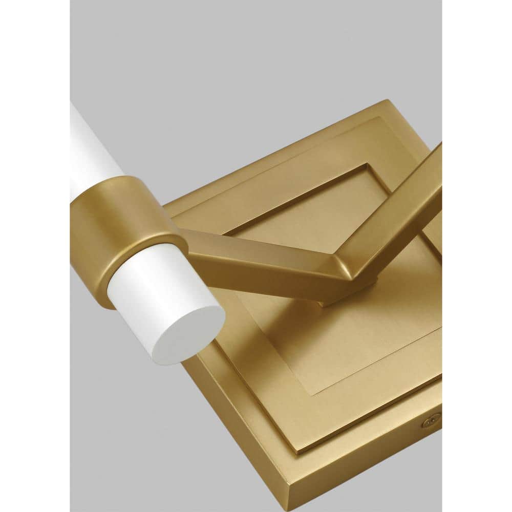 Marston 6.5'' Dimmable Brass Candle Wall Sconce