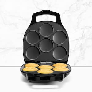 9.62 in. Black Non-Stick Arepa Maker