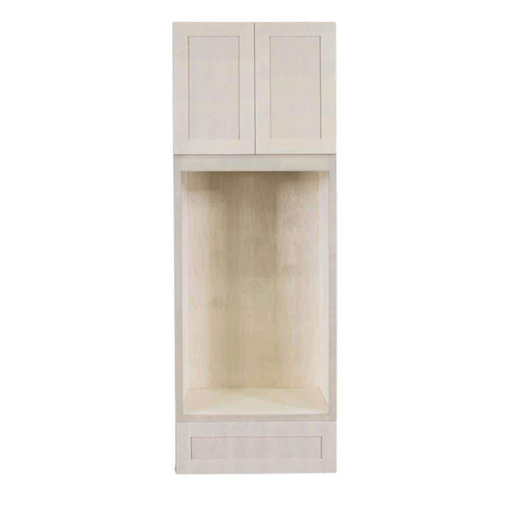Lancaster Shaker Assembled 33x90x27 in. Double Oven Cabinet in Stone Wash price history on PriceWatchPro
