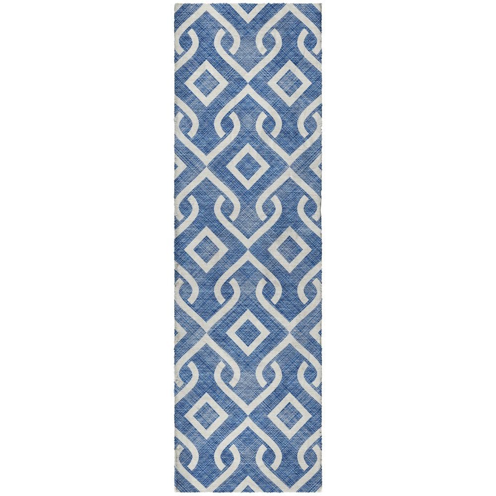 Dream Shag Premium Machine Washable Abstract ADS621 Blue 2 ft. x 7 ft. Runner Rug price history on PriceWatchPro