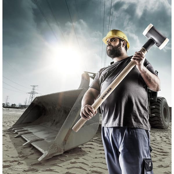 Supercraft 10 lb. Dead-Blow Sledgehammer with Hickory Handle and