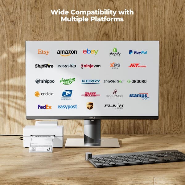 BIBIVIS Bluetooth Thermal Label Printer, 130B Wireless x