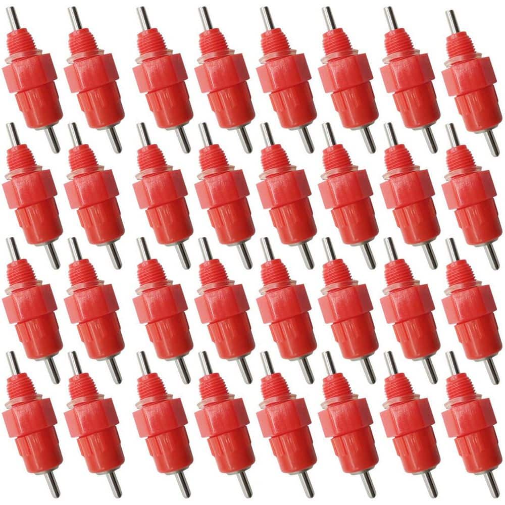 Automatic Chicken Water Nipple Drinker Feeders Poultry Hen Screw Style 35 Piece for Broilers Breeders Ducks price history on PriceWatchPro