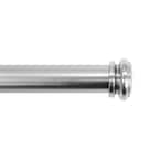 50 in. - 144 in. Telescoping 3/4 in. Double Rod Conversion Kit in Brushed Nickel