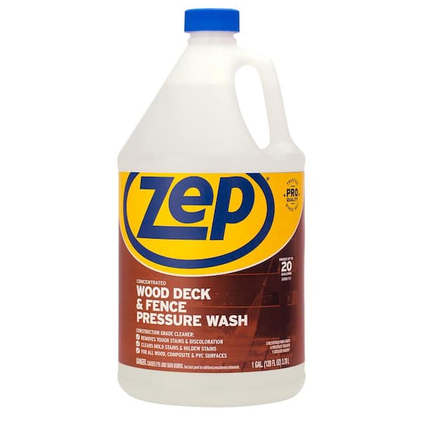 Zep 1 Gal Deck And Fence Cleaner Zudfw128, Outdoor Furniture Cleaner Home Depot