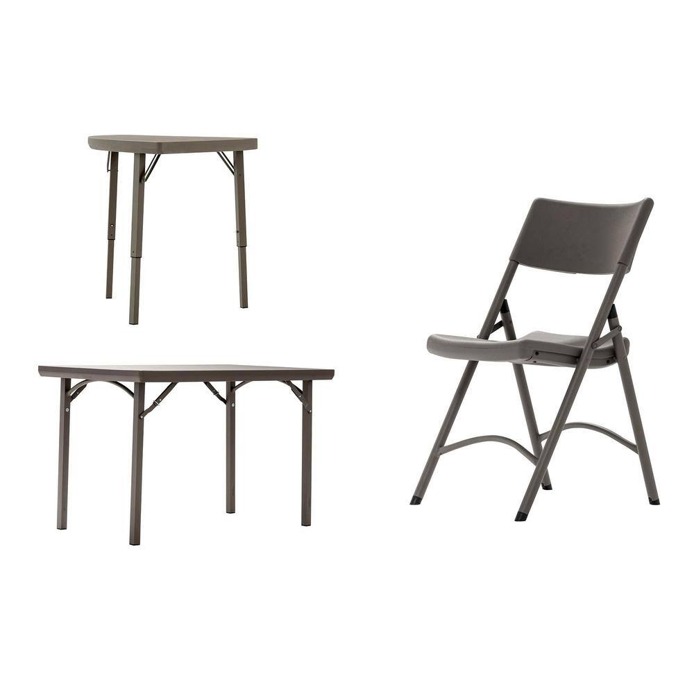 Reviews for Cosco 48 in. Brown Plastic Folding Banquet Tables and