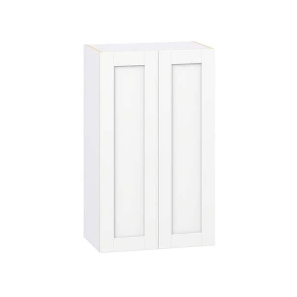 Milton 24 in. W x 24 in. D x 40 in. H Assembled Shaker Wall Kitchen Cabinet in Bright White