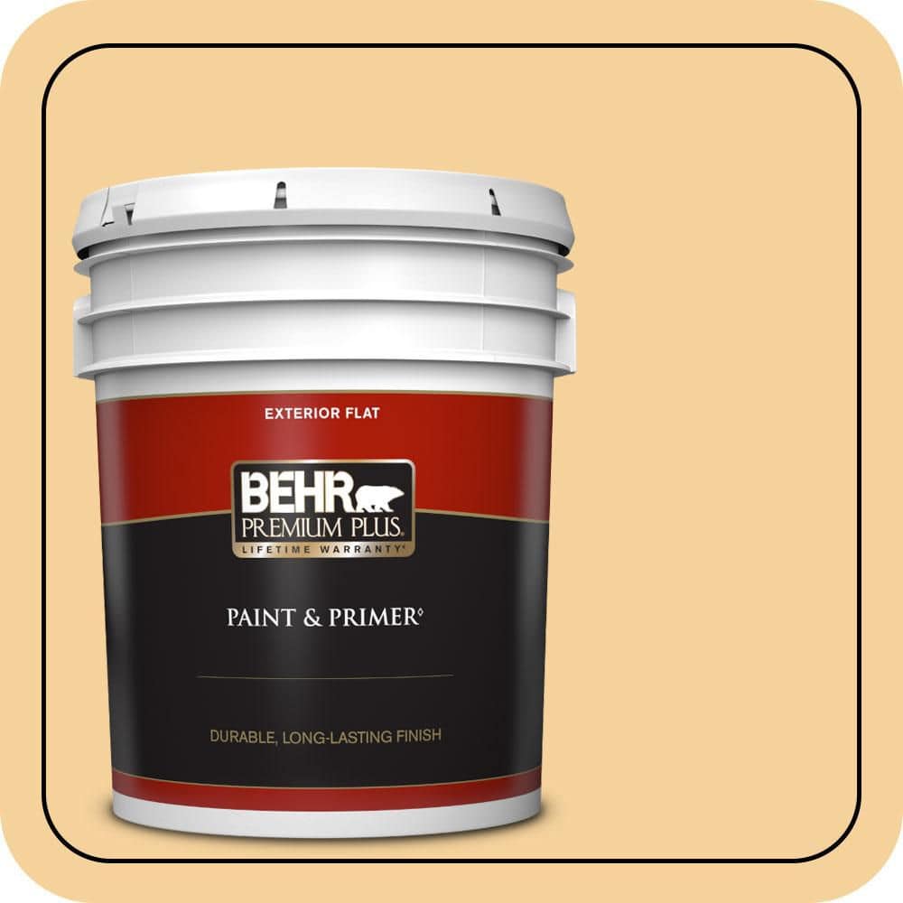 5 gal. #320C-3 Honey Butter Flat Exterior Paint & Primer price history on PriceWatchPro