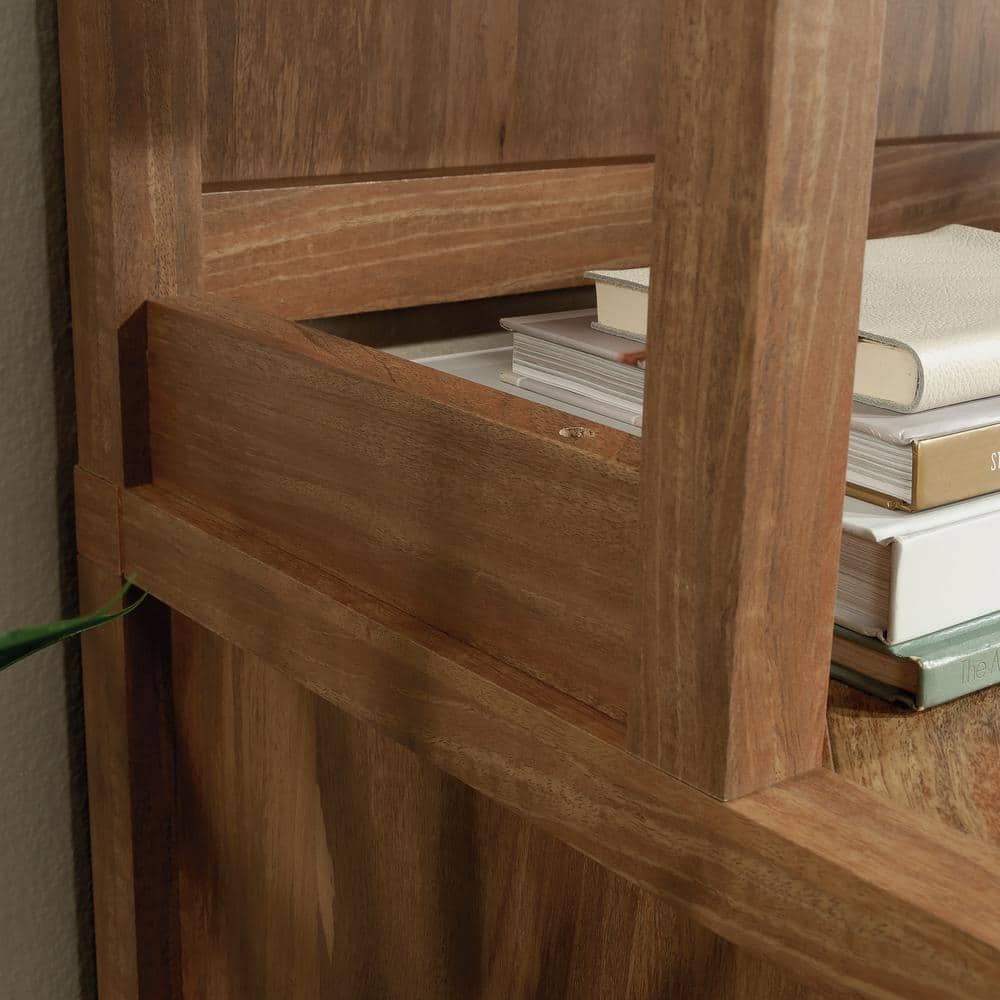 Sindoori Mango Adjustable Brown Engineered Wood Library Hutch