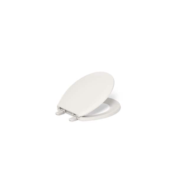 KOHLER Lustra Round Closed Front Toilet Seat with Quick-Release Hinges in Innocent Blush