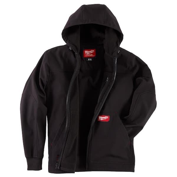 Milwaukee Men's X-Large Black FREEFLEX Softshell Hooded Jacket