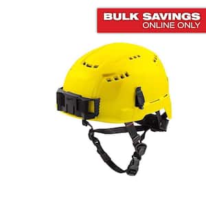 BOLT Yellow Type 2 Class C Vented Safety Helmet