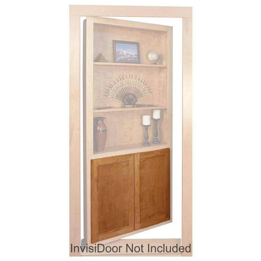 InvisiDoor 32 in. x 80 in. Flush Mount Assembled Maple Unfinished