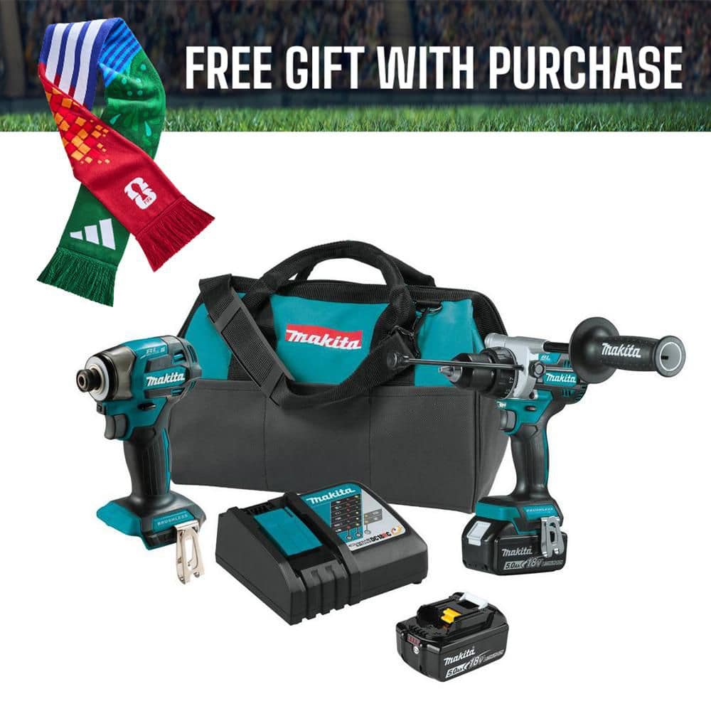 Makita 18-Volt LXT Lithium-ion Brushless Cordless 2-piece Combo
