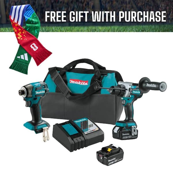 Makita 18-Volt LXT Lithium-ion Brushless Cordless 2-piece Combo