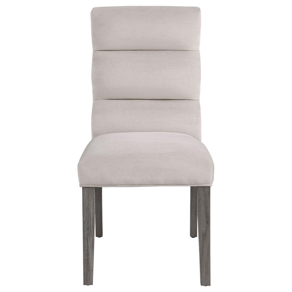 Coaster Home Furnishings Carla Upholstered Dining Side Chair Stone (Set of 2)