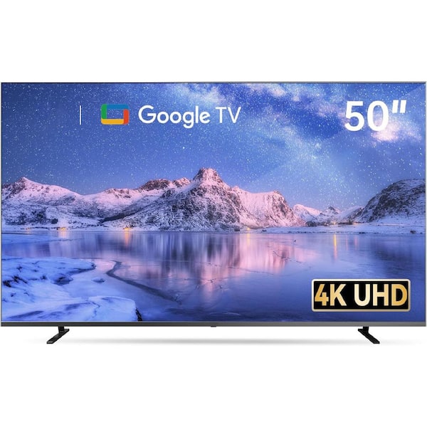 50 Inch 4K LED Smart Monitor with Google Play Built-in Google Cast HDR10 Dolby Atmos Vision Voice Remote UHD Stream