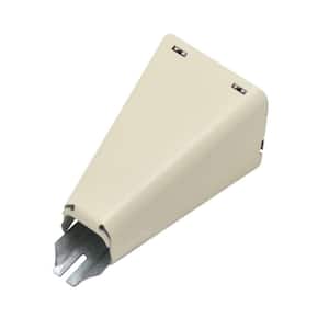 Wiremold 500 Series Metal Surface Raceway 1/2 in. Combination Connector, Ivory
